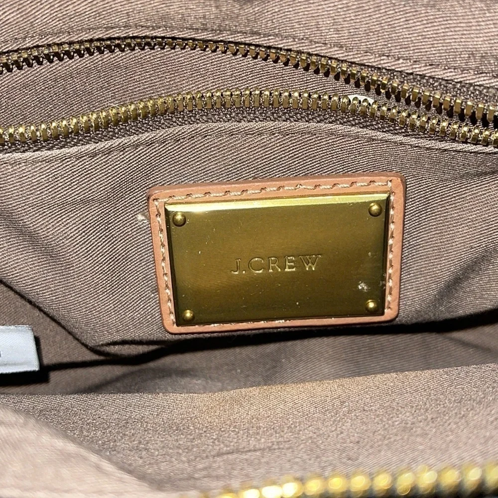 NWOT J. Crew Bienniel Medium Satchel Calf Hair Leopard